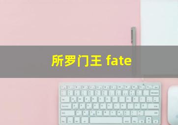 所罗门王 fate